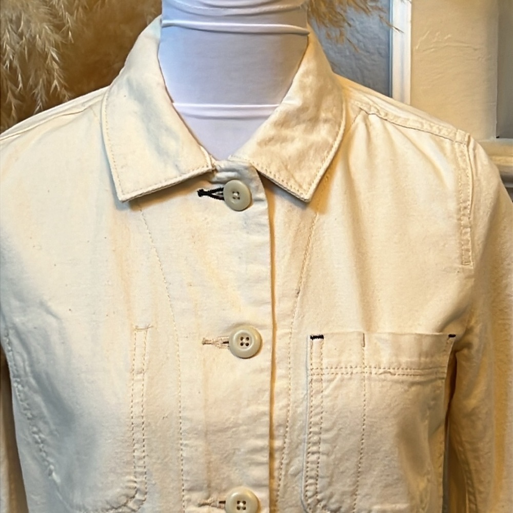 Everlane Denim Chore Jean Jacket Size XXS - Picture 3 of 10
